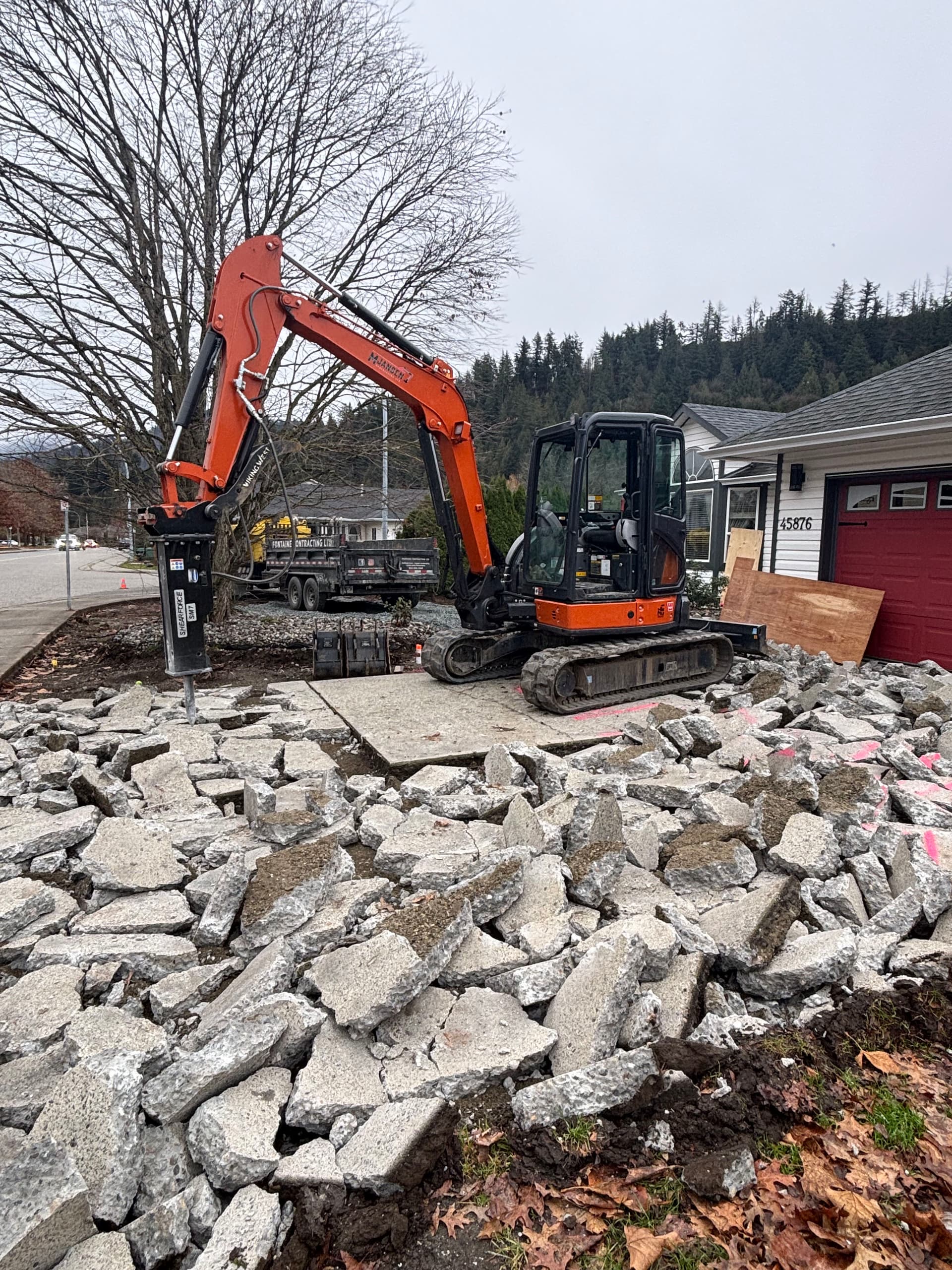 Concrete Driveway Demolition and Removal in Chilliwack image